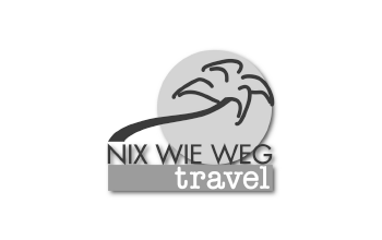 Nix wie weg Travel Logo
